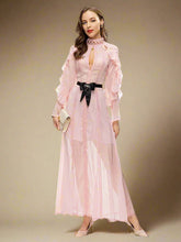 Luxury Chiffon Ruffle Dress
